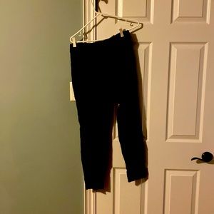 Black suit pants-new